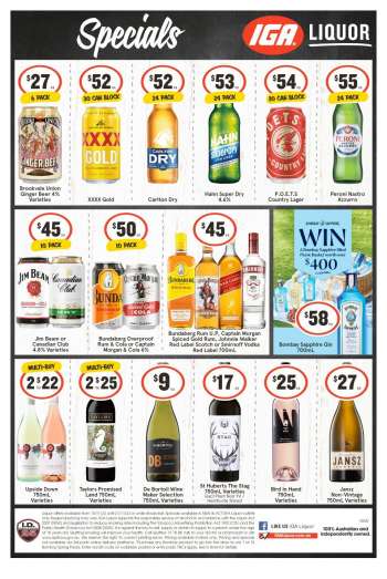 IGA LIQUOR Catalogue - 15 Nov 2023 - 21 Nov 2023.