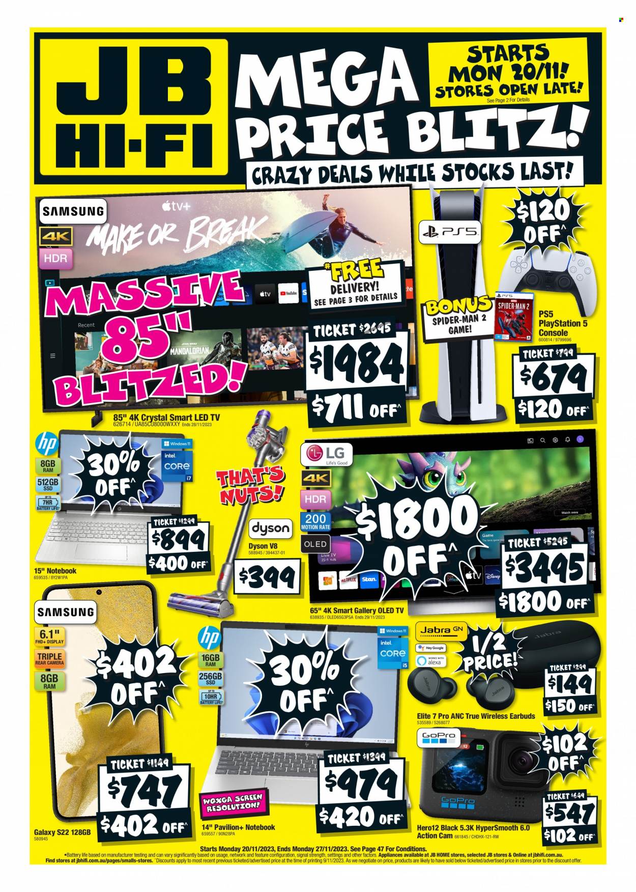 JB Hi-Fi catalogue - 20 Nov 2023 - 27 Nov 2023. Page 1