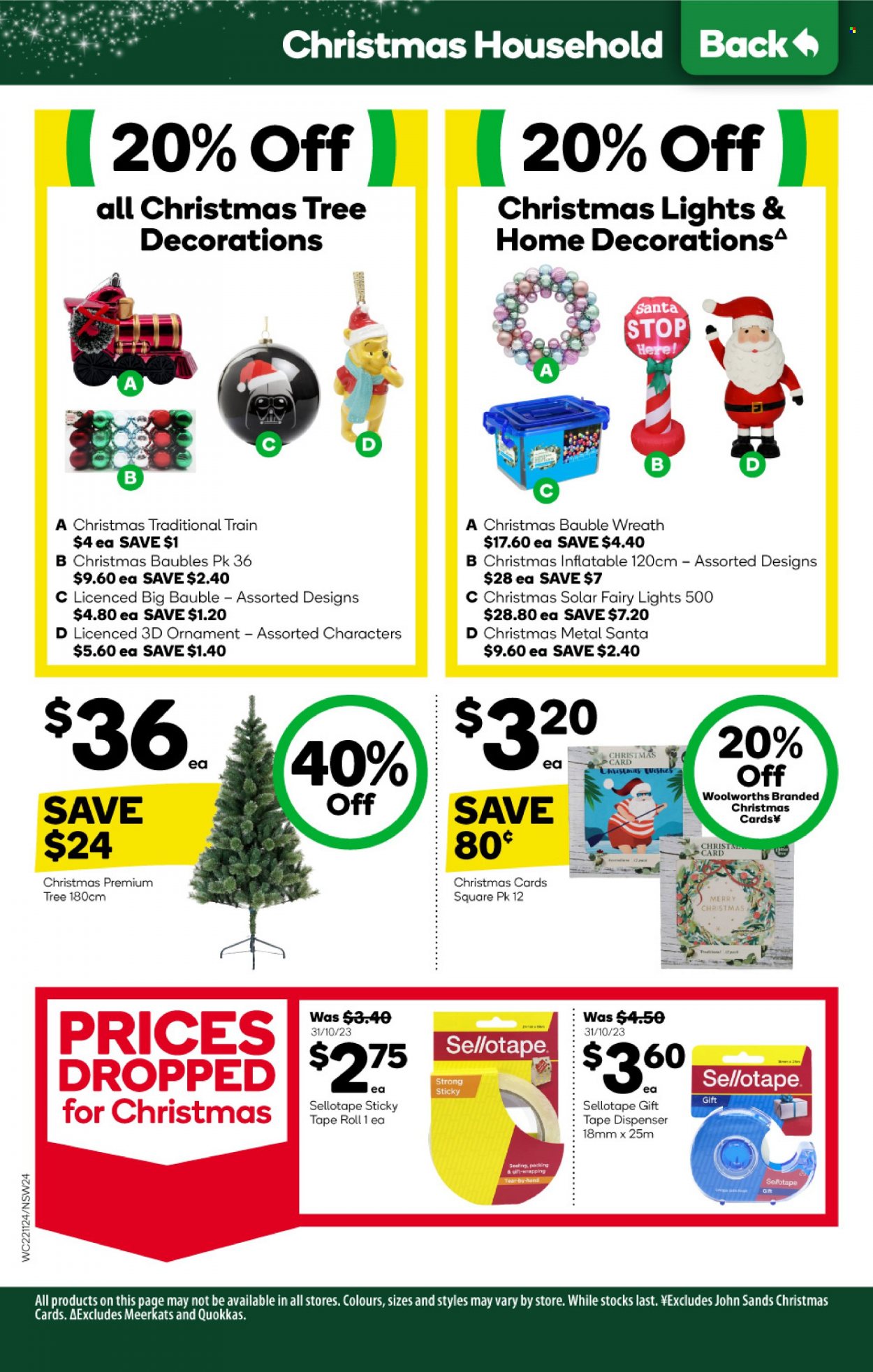 Woolworths catalogue - 22 Nov 2023 - 28 Nov 2023. Page 22