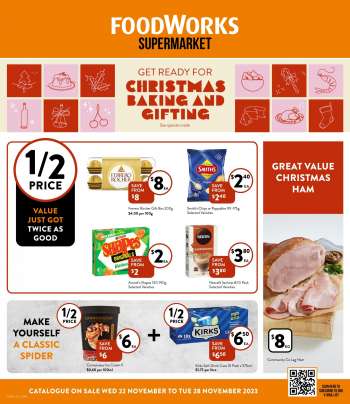 Foodworks Catalogue - 22 Nov 2023 - 28 Nov 2023.