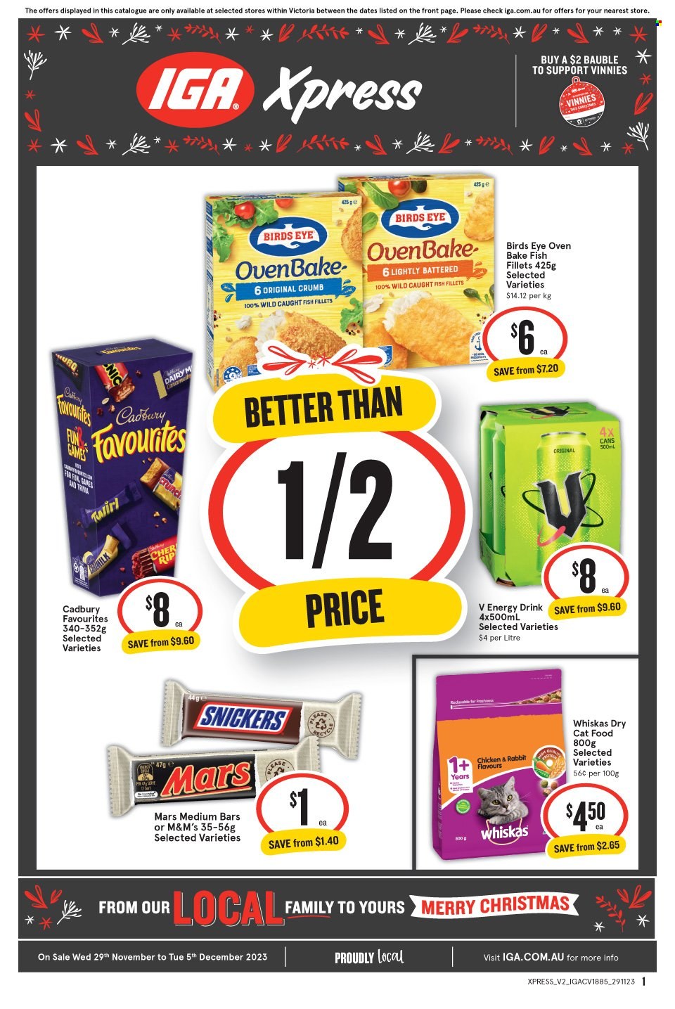 IGA Xpress catalogue - 29 Nov 2023 - 5 Dec 2023. Page 1
