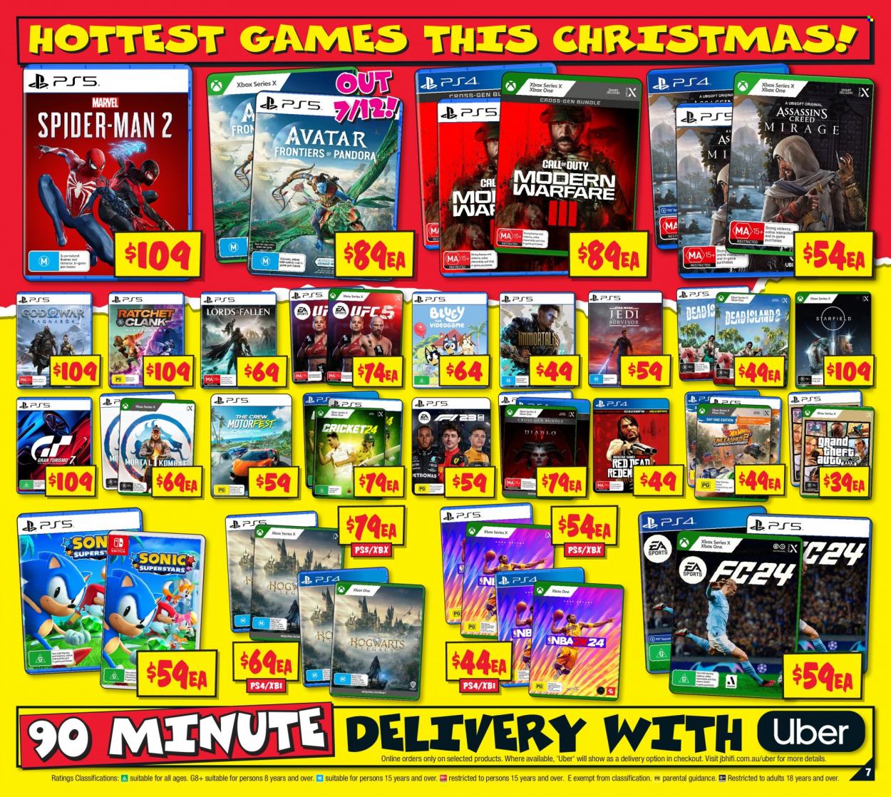 JB Hi-Fi catalogue - 30 Nov 2023 - 24 Dec 2023. Page 7