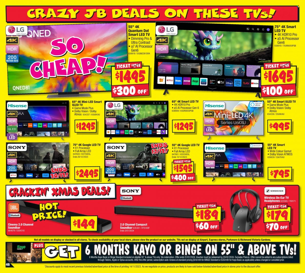 JB Hi-Fi catalogue - 30 Nov 2023 - 24 Dec 2023. Page 46
