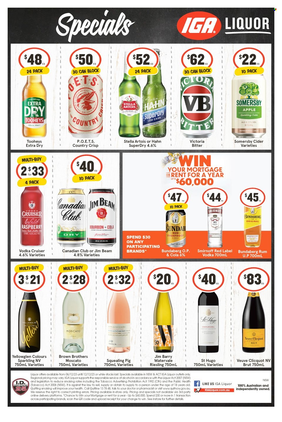 IGA LIQUOR catalogue - 6 Dec 2023 - 12 Dec 2023. Page 1