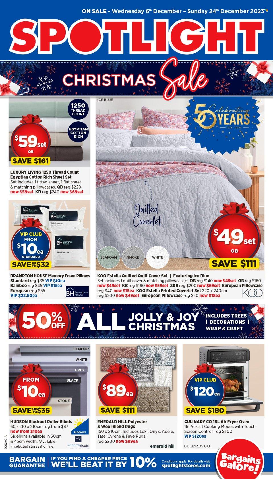 Spotlight catalogue - 6 Dec 2023 - 24 Dec 2023. Page 1