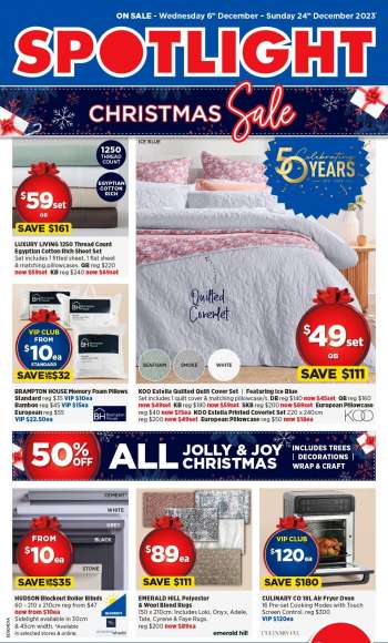 Spotlight Catalogue - 6 Dec 2023 - 24 Dec 2023.