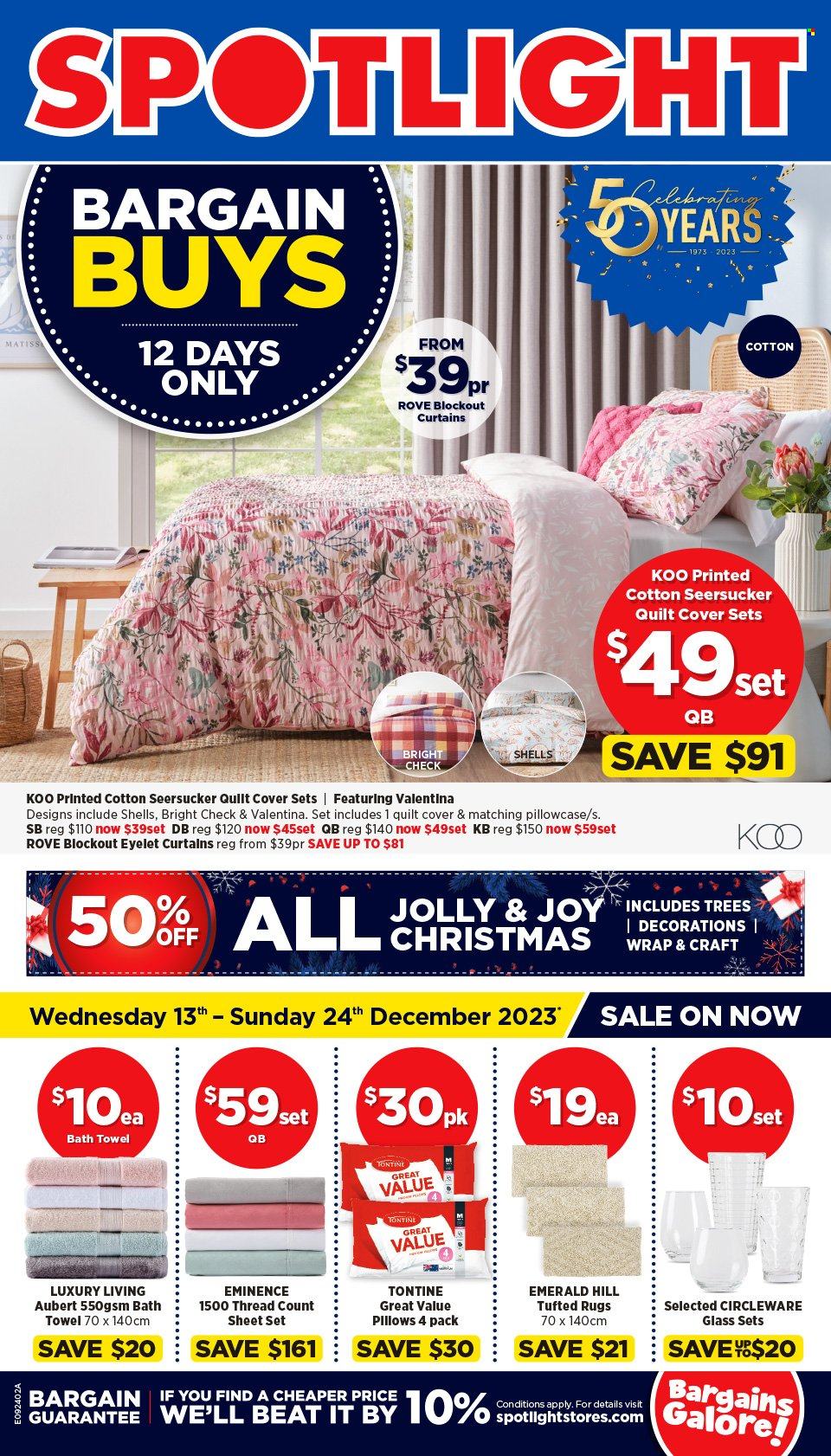 Spotlight catalogue - 13 Dec 2023 - 24 Dec 2023. Page 1