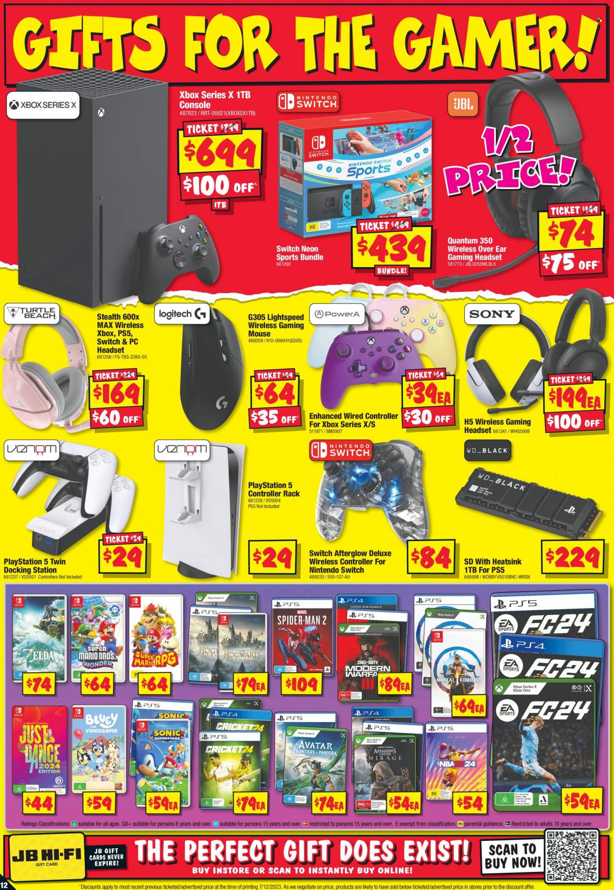 JB Hi-Fi catalogue - 16 Dec 2023 - 24 Dec 2023. Page 12