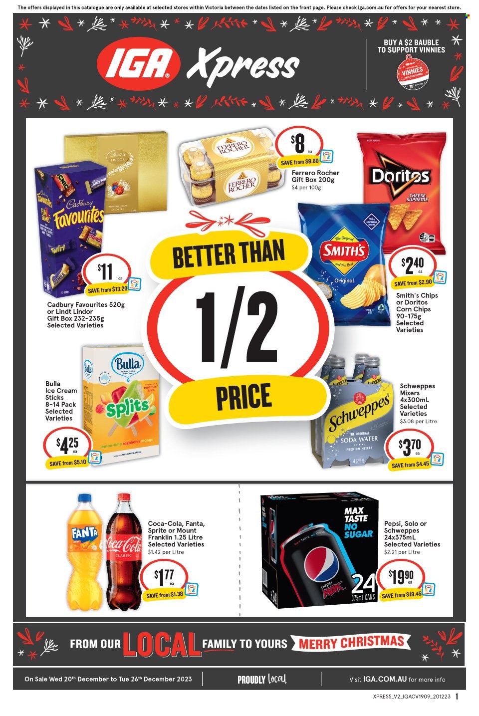 IGA Xpress catalogue - 20 Dec 2023 - 26 Dec 2023. Page 1