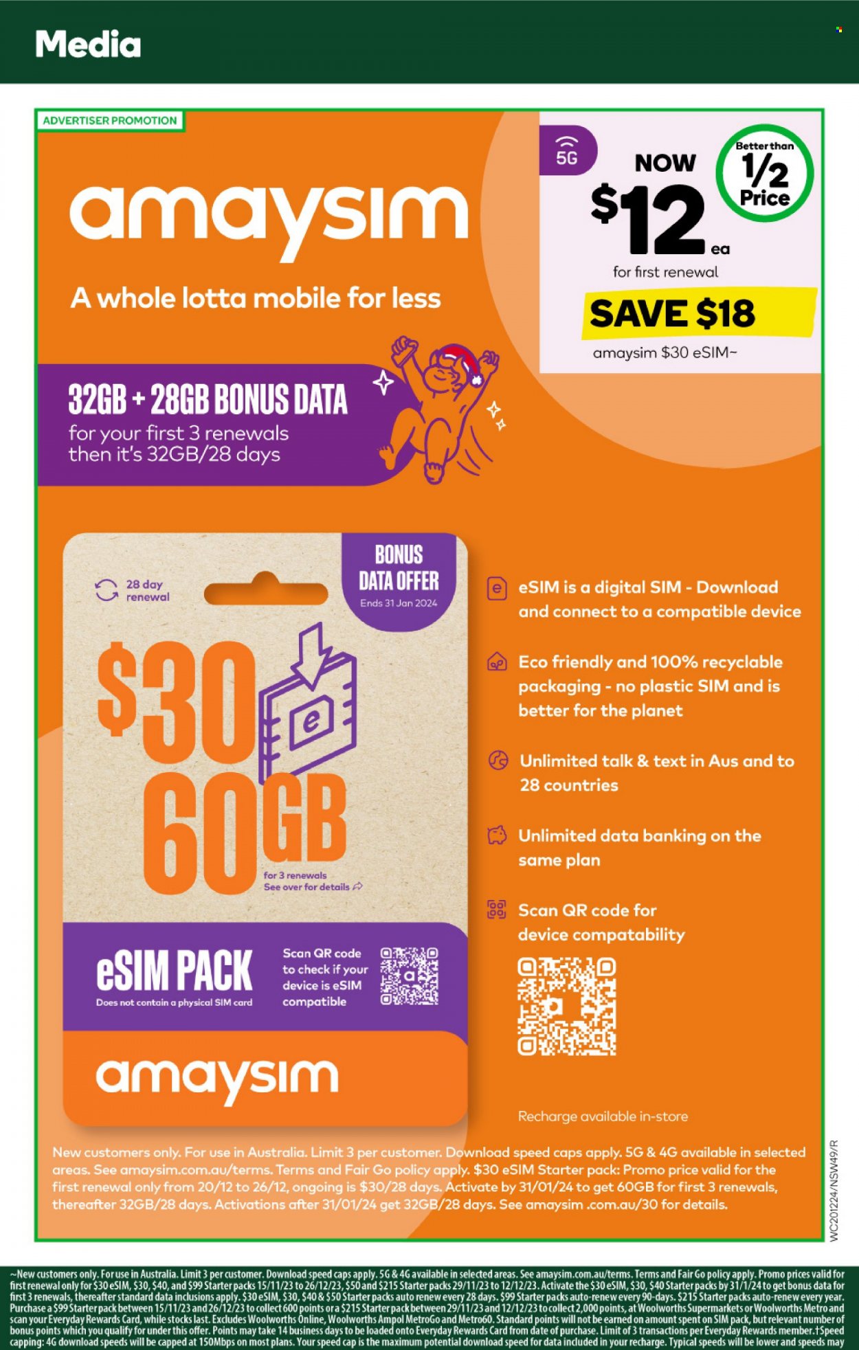 Woolworths catalogue - 20 Dec 2023 - 26 Dec 2023. Page 49