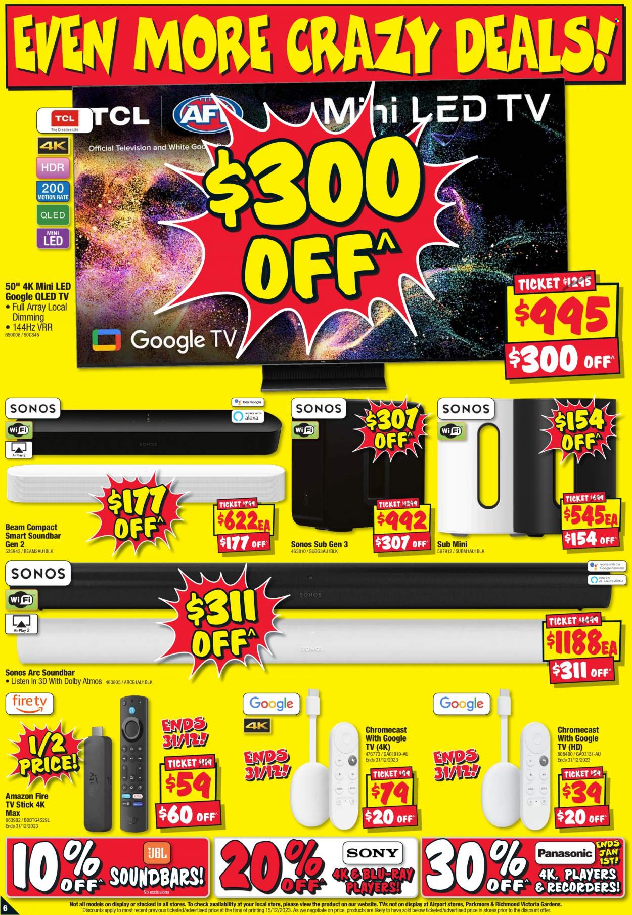 JB Hi-Fi catalogue - 26 Dec 2023 - 3 Jan 2024. Page 6