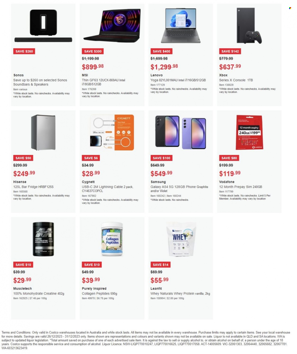 Costco catalogue - 26 Dec 2023 - 31 Dec 2023. Page 3