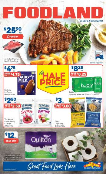 Foodland Catalogue - 3 Jan 2024 - 9 Jan 2024.