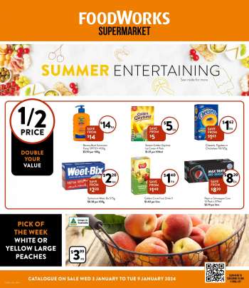 Foodworks Catalogue - 3 Jan 2024 - 9 Jan 2024.