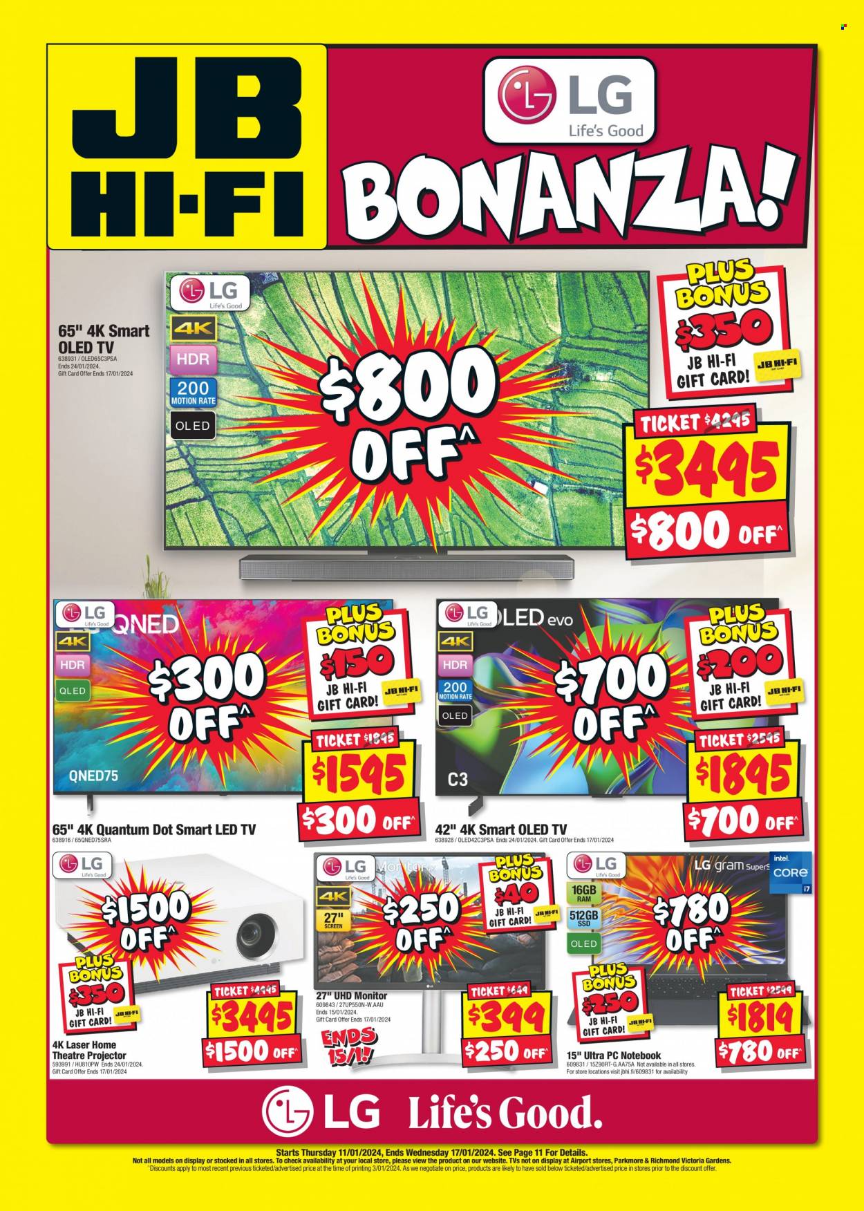 JB Hi-Fi catalogue - 11 Jan 2024 - 17 Jan 2024. Page 1