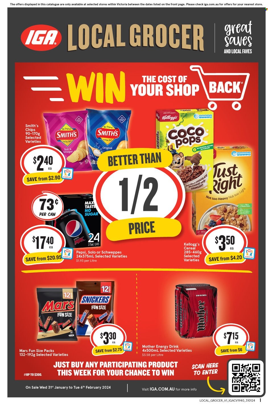 IGA Xpress catalogue - 31 Jan 2024 - 6 Feb 2024. Page 1