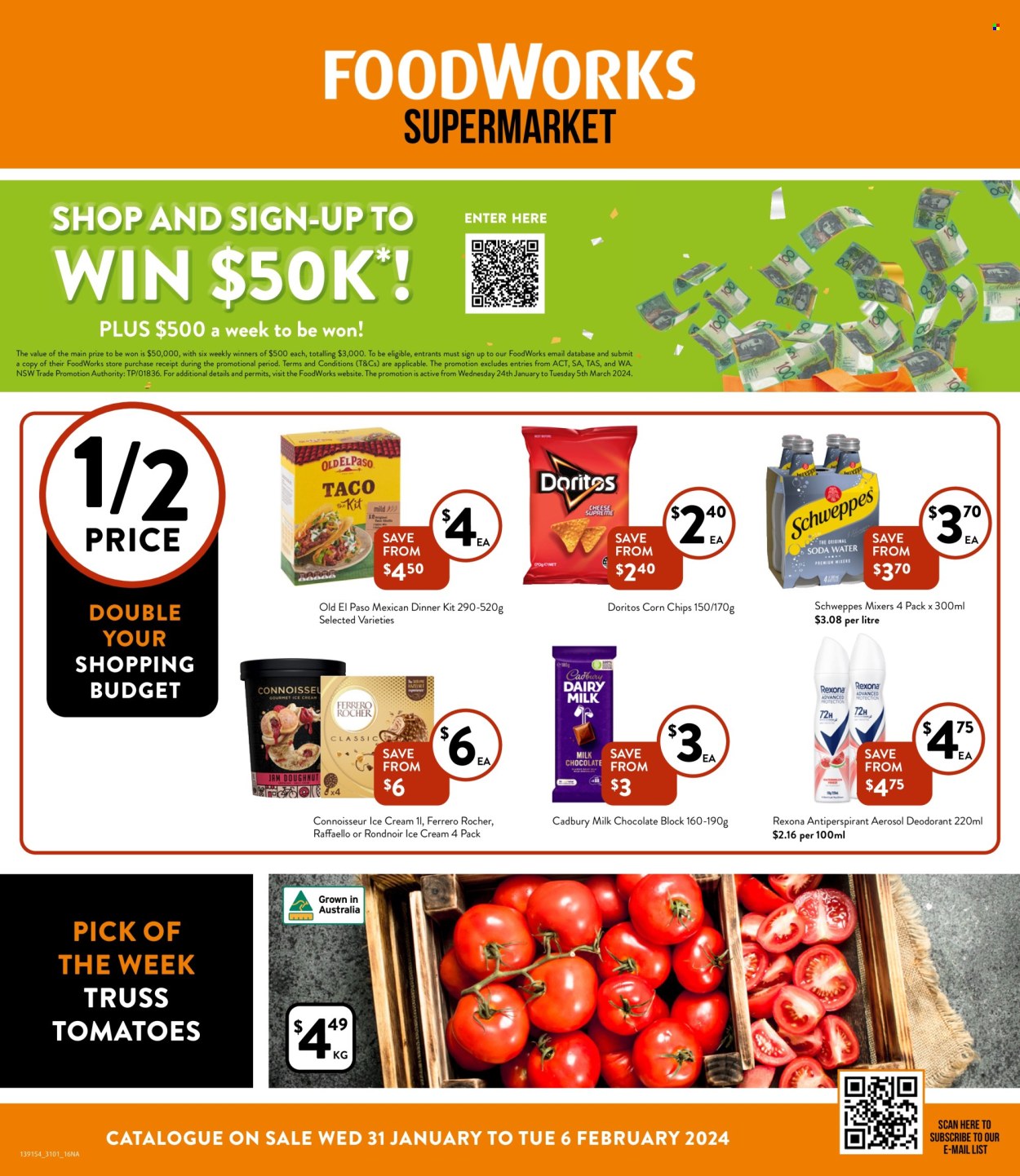Foodworks catalogue - 31 Jan 2024 - 6 Feb 2024. Page 1