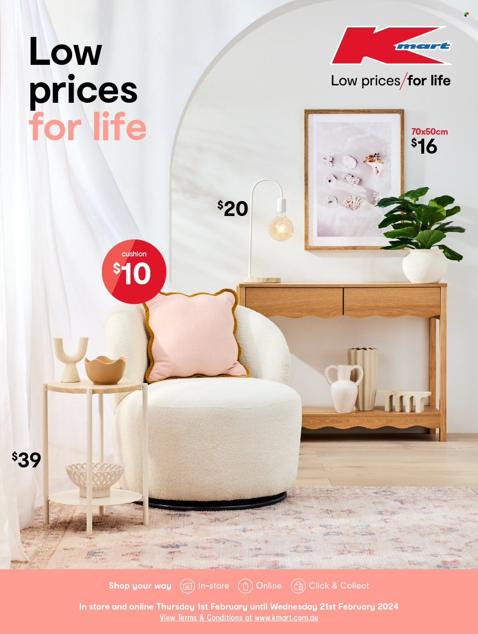 Kmart catalogue - 1 Feb 2024 - 21 Feb 2024. Page 1