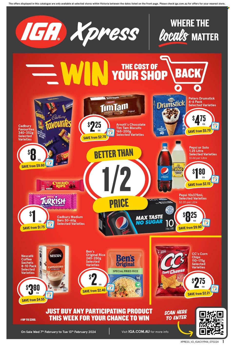 IGA Xpress catalogue - 7 Feb 2024 - 13 Feb 2024. Page 1