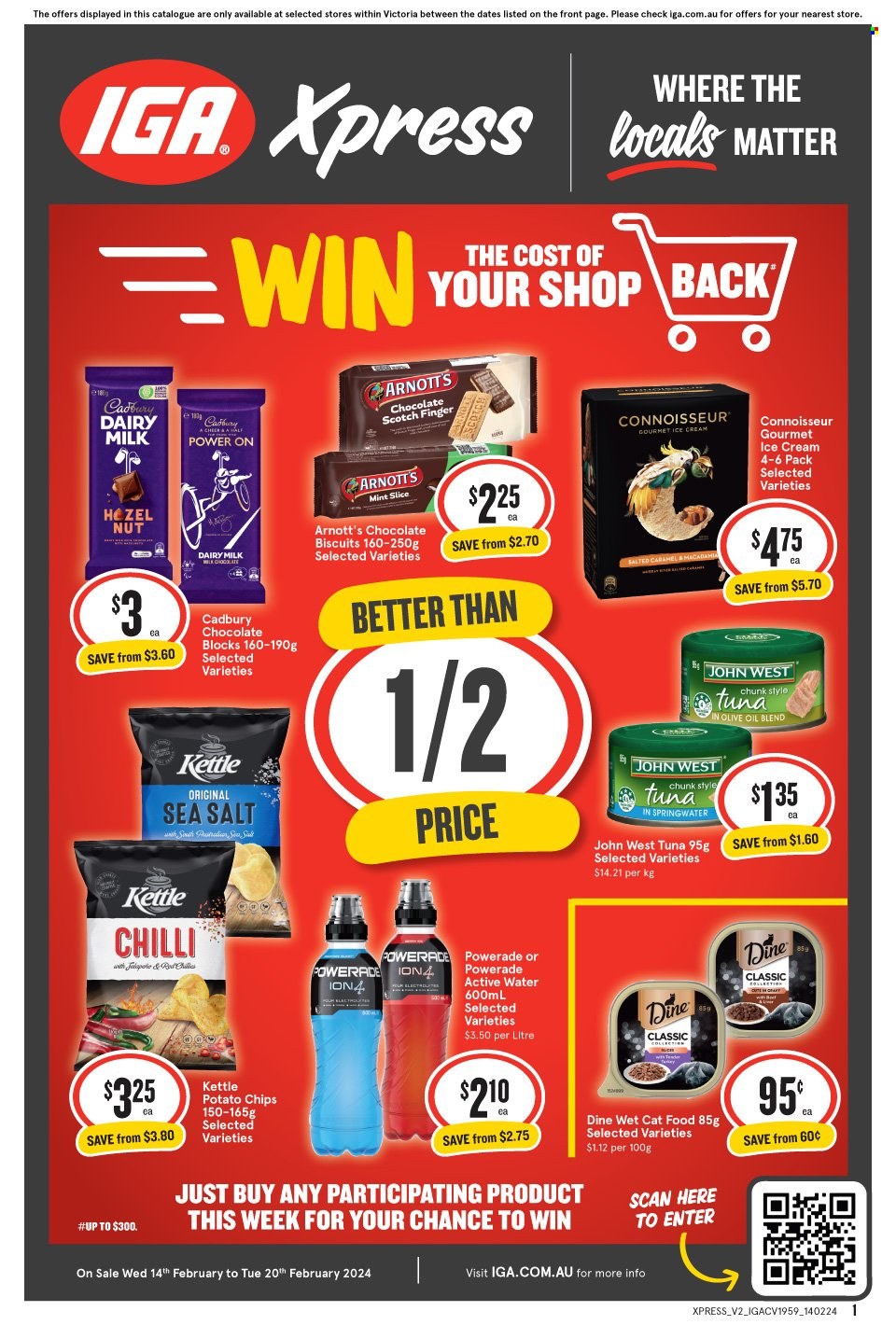IGA Xpress catalogue - 14 Feb 2024 - 20 Feb 2024. Page 1