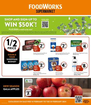 Foodworks Catalogue - 14 Feb 2024 - 20 Feb 2024.