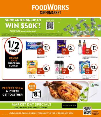 Foodworks Catalogue - 21 Feb 2024 - 27 Feb 2024.