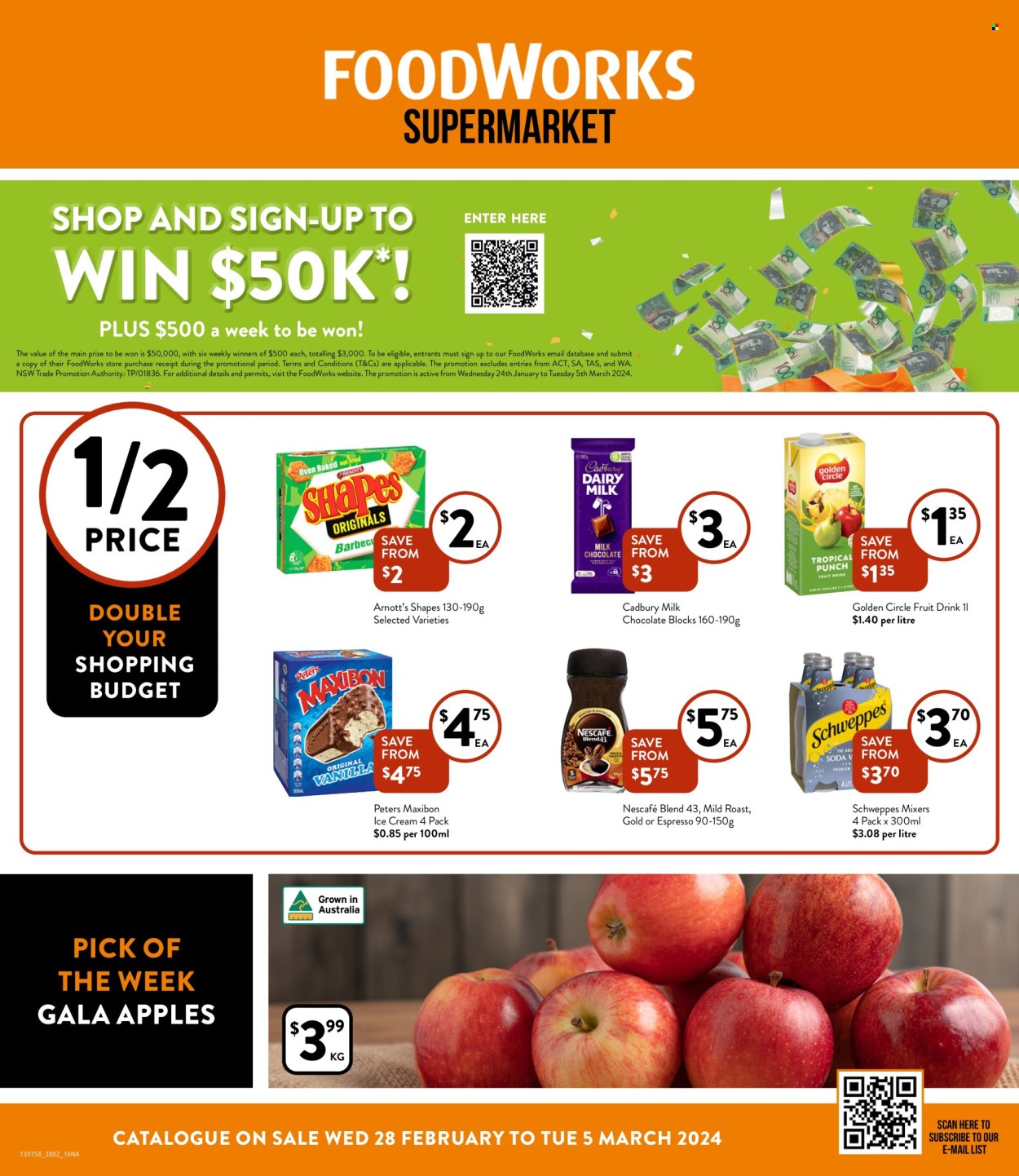 Foodworks catalogue - 28 Feb 2024 - 5 Mar 2024. Page 1