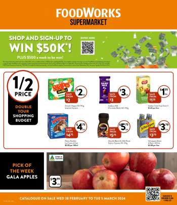 Foodworks Catalogue - 28 Feb 2024 - 5 Mar 2024.
