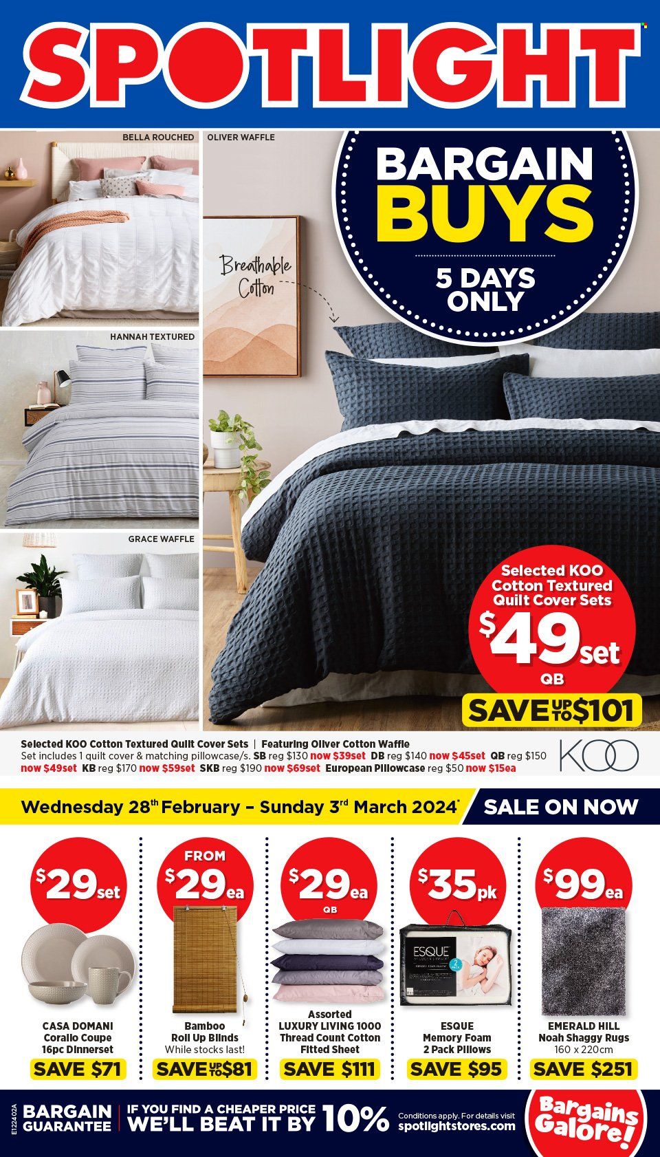 Spotlight catalogue - 28 Feb 2024 - 3 Mar 2024. Page 1