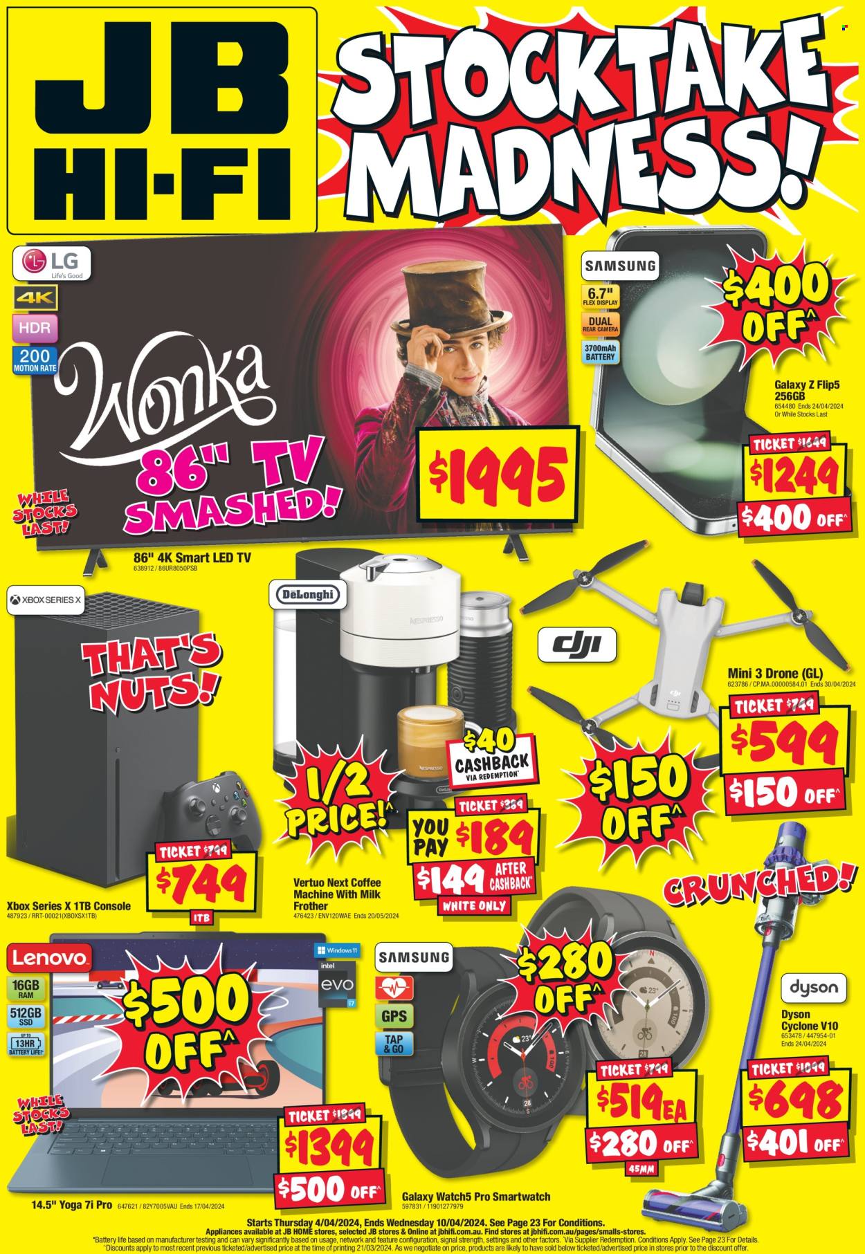 JB Hi-Fi catalogue - 4 Apr 2024 - 10 Apr 2024. Page 1