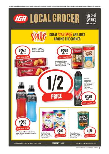 IGA Catalogue - 10 Apr 2024 - 16 Apr 2024.