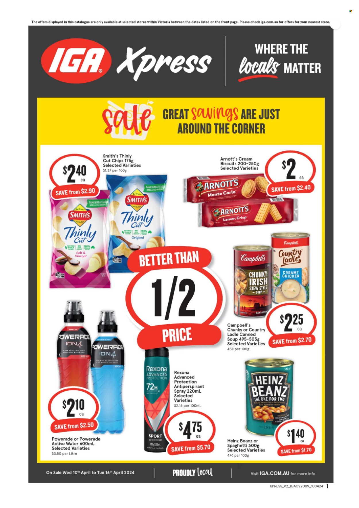IGA Xpress catalogue - 10 Apr 2024 - 16 Apr 2024. Page 1