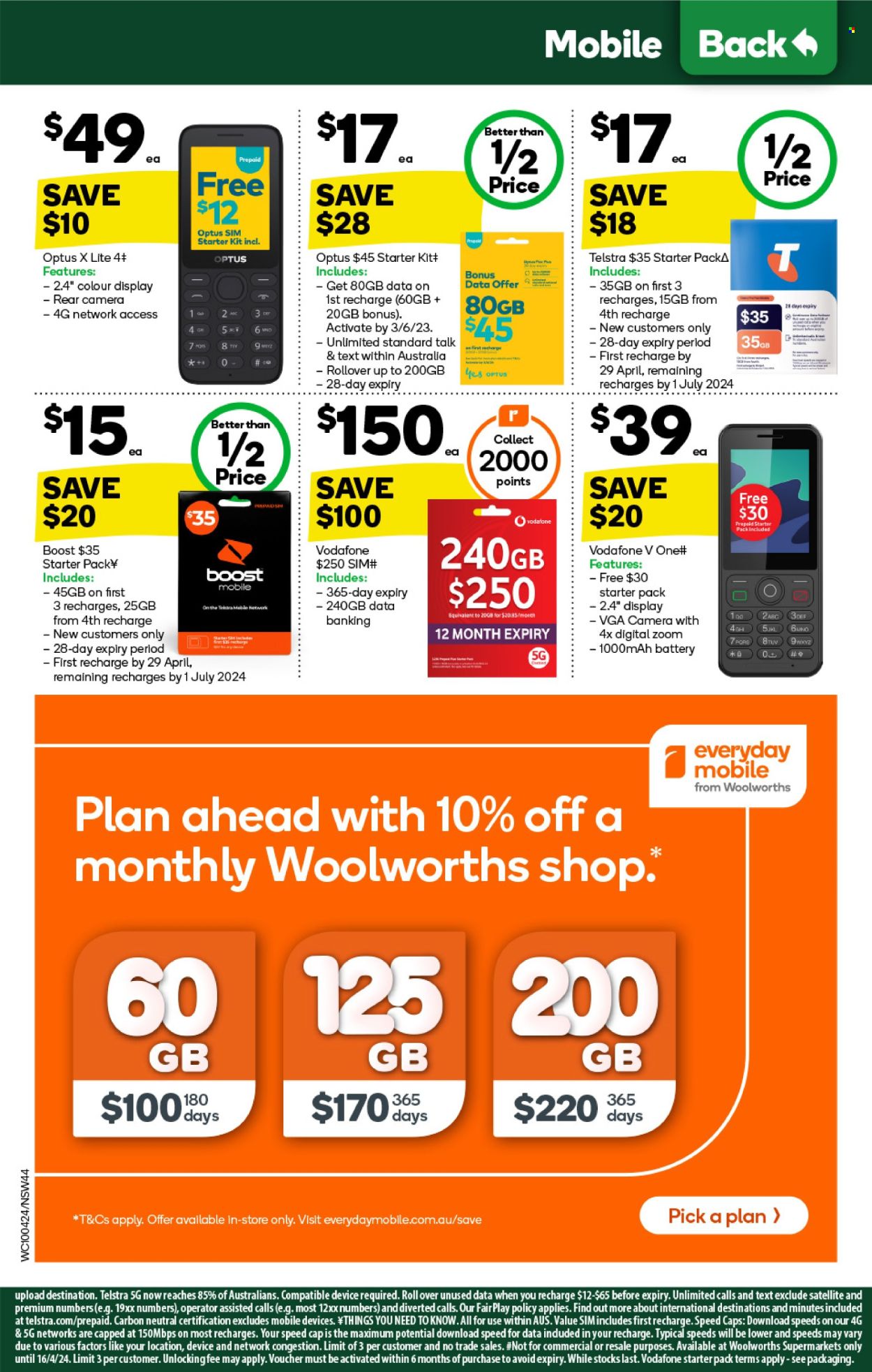 Woolworths catalogue - 10 Apr 2024 - 16 Apr 2024. Page 44