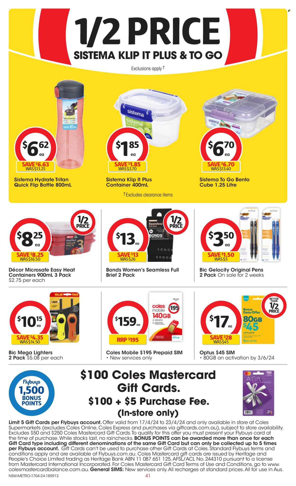 Coles catalogue - 17 Apr 2024 - 23 Apr 2024. Page 41