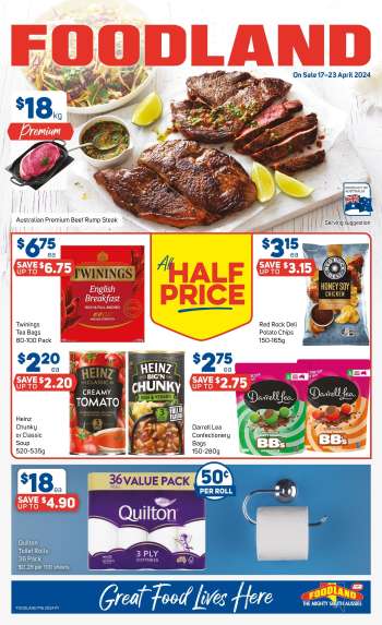 Foodland Catalogue - 17 Apr 2024 - 23 Apr 2024.