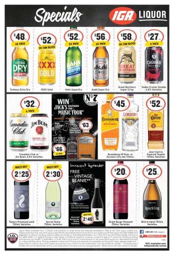 IGA LIQUOR Catalogue - 17 Apr 2024 - 23 Apr 2024.