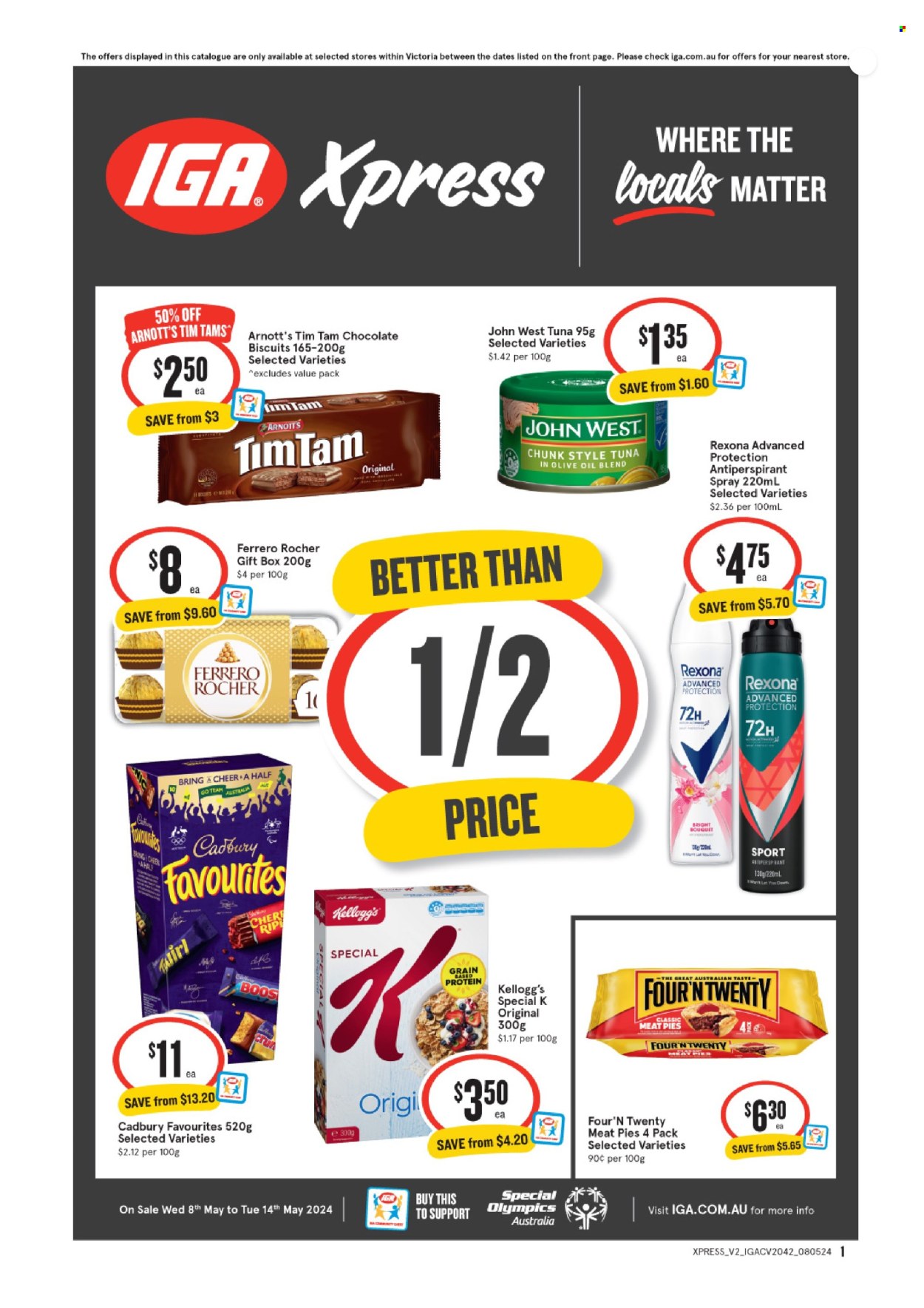 IGA Xpress catalogue - 8 May 2024 - 14 May 2024. Page 1