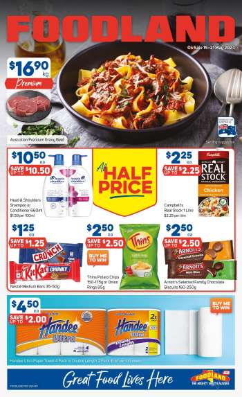 Foodland Catalogue - 15 May 2024 - 21 May 2024.
