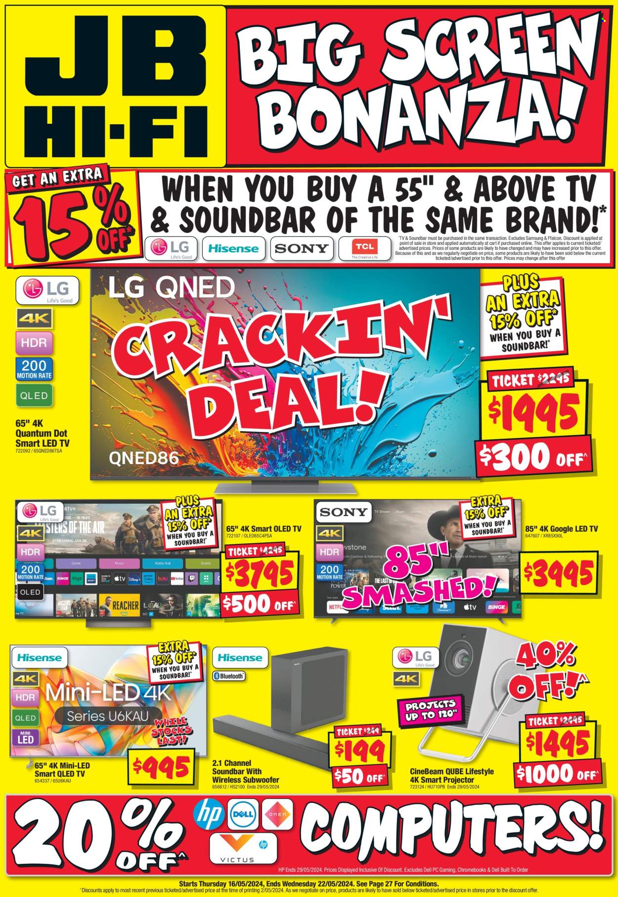 JB Hi-Fi catalogue - 16 May 2024 - 22 May 2024. Page 1
