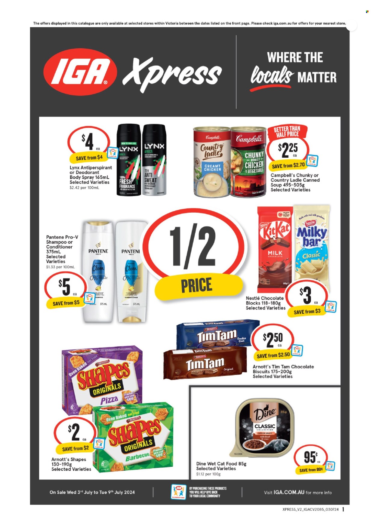 IGA Xpress catalogue - 3 Jul 2024 - 9 Jul 2024. Page 1
