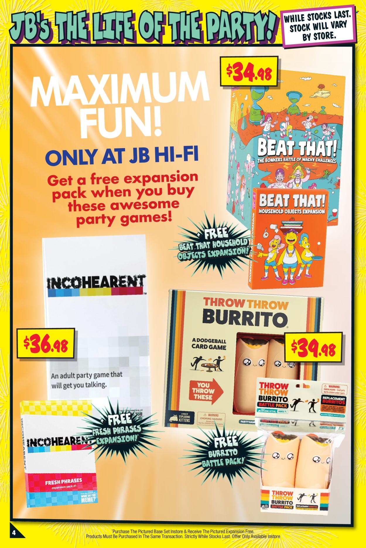 JB Hi-Fi catalogue - 1 Jul 2024 - 14 Jul 2024. Page 4