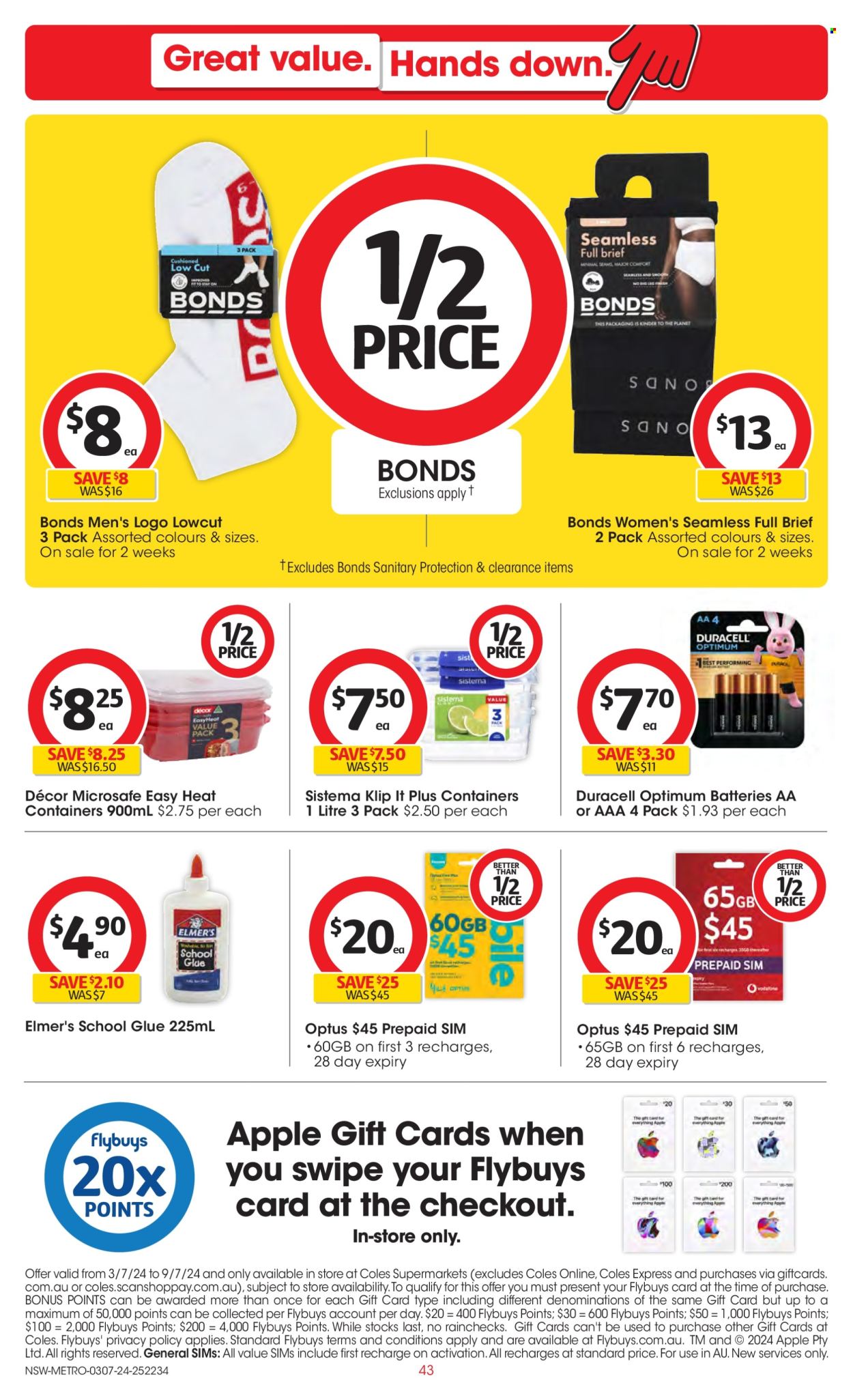 Coles catalogue - 3 Jul 2024 - 9 Jul 2024. Page 43