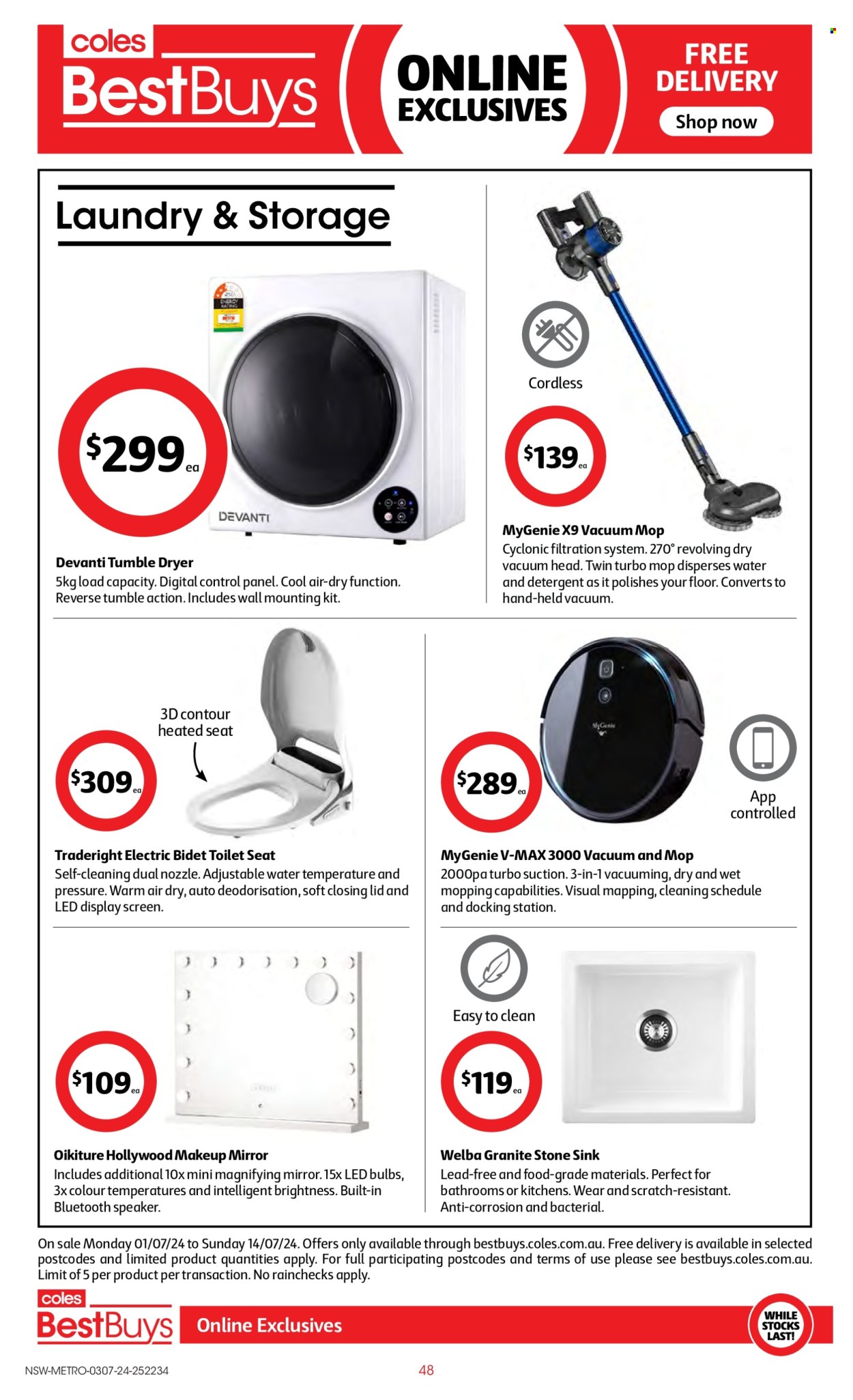 Coles catalogue - 3 Jul 2024 - 9 Jul 2024. Page 48