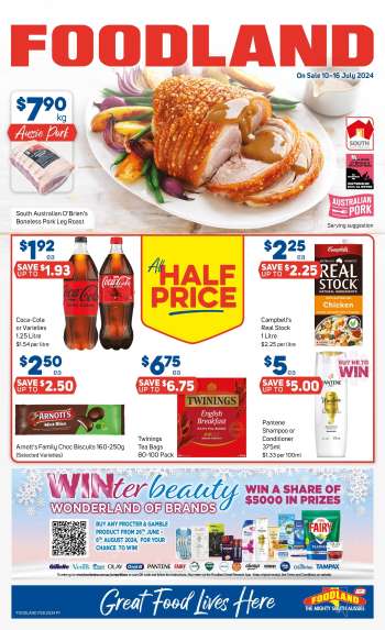 Foodland Catalogue - 10 Jul 2024 - 16 Jul 2024.