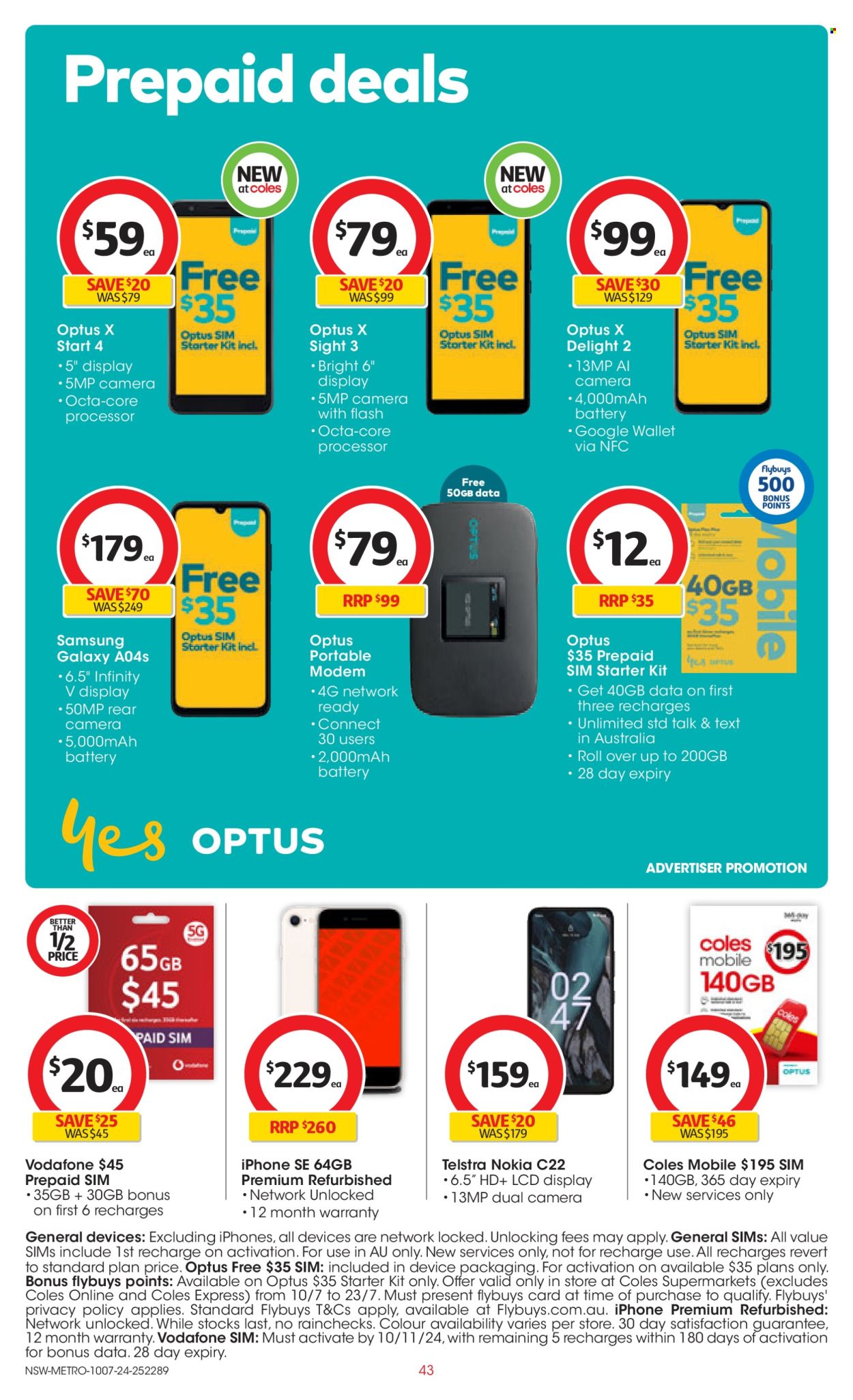 Coles catalogue - 10 Jul 2024 - 16 Jul 2024. Page 43