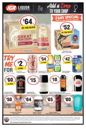 IGA LIQUOR Catalogue - 24 Jul 2024 - 30 Jul 2024.