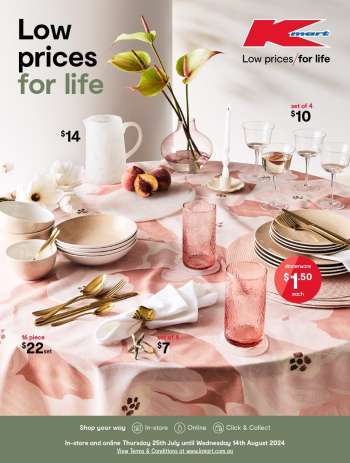 Kmart Catalogue - 25 Jul 2024 - 14 Aug 2024.