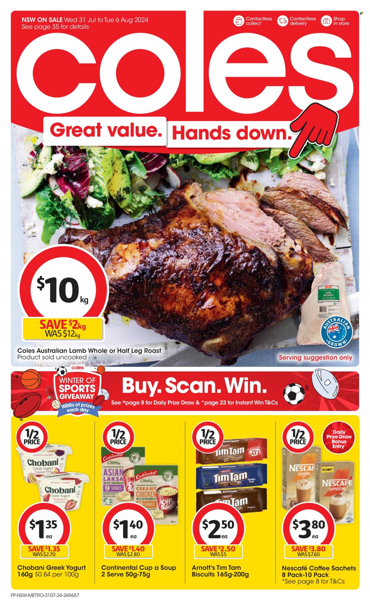 Coles catalogue - 31 Jul 2024 - 6 Aug 2024. Page 1
