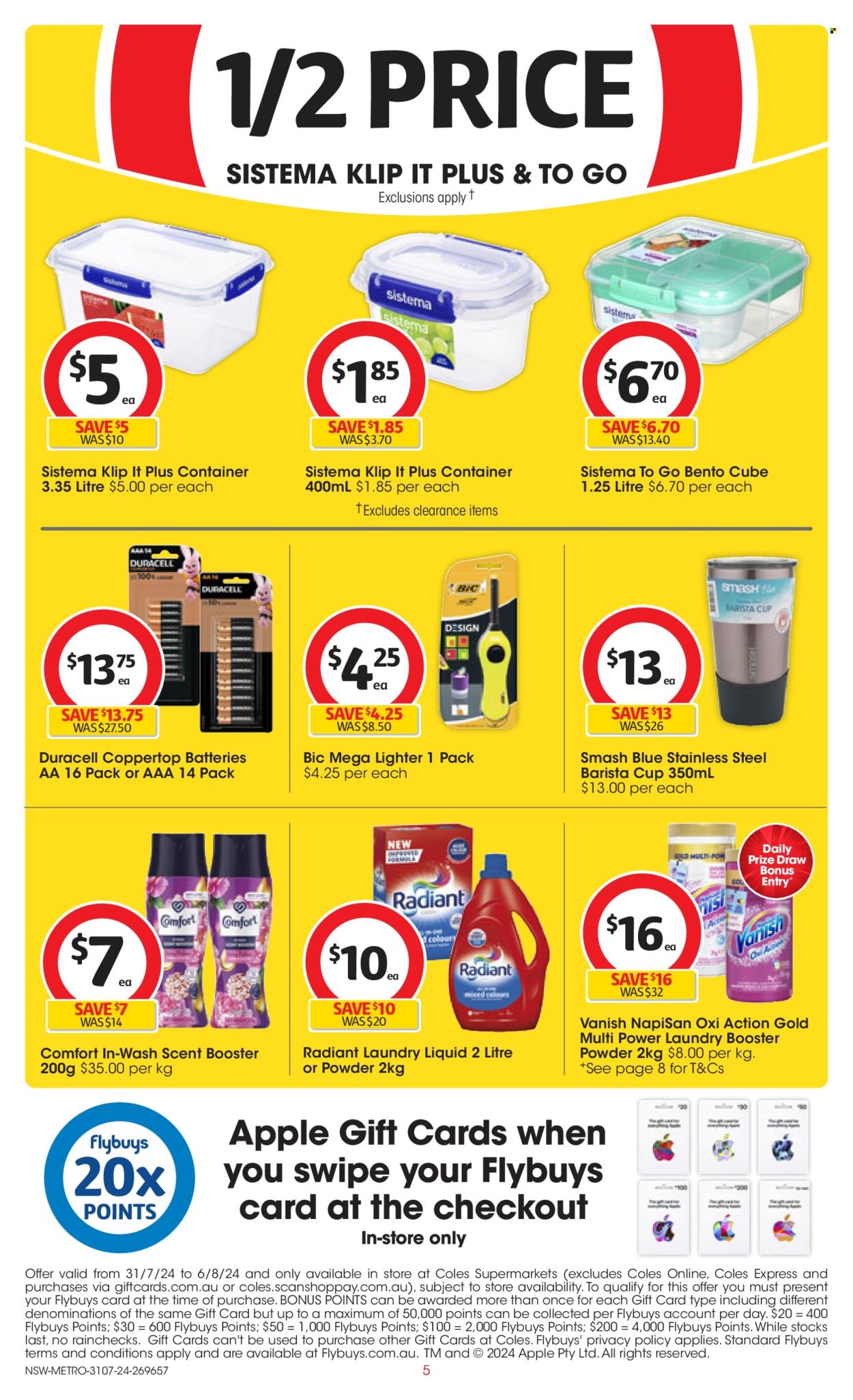 Coles catalogue - 31 Jul 2024 - 6 Aug 2024. Page 5