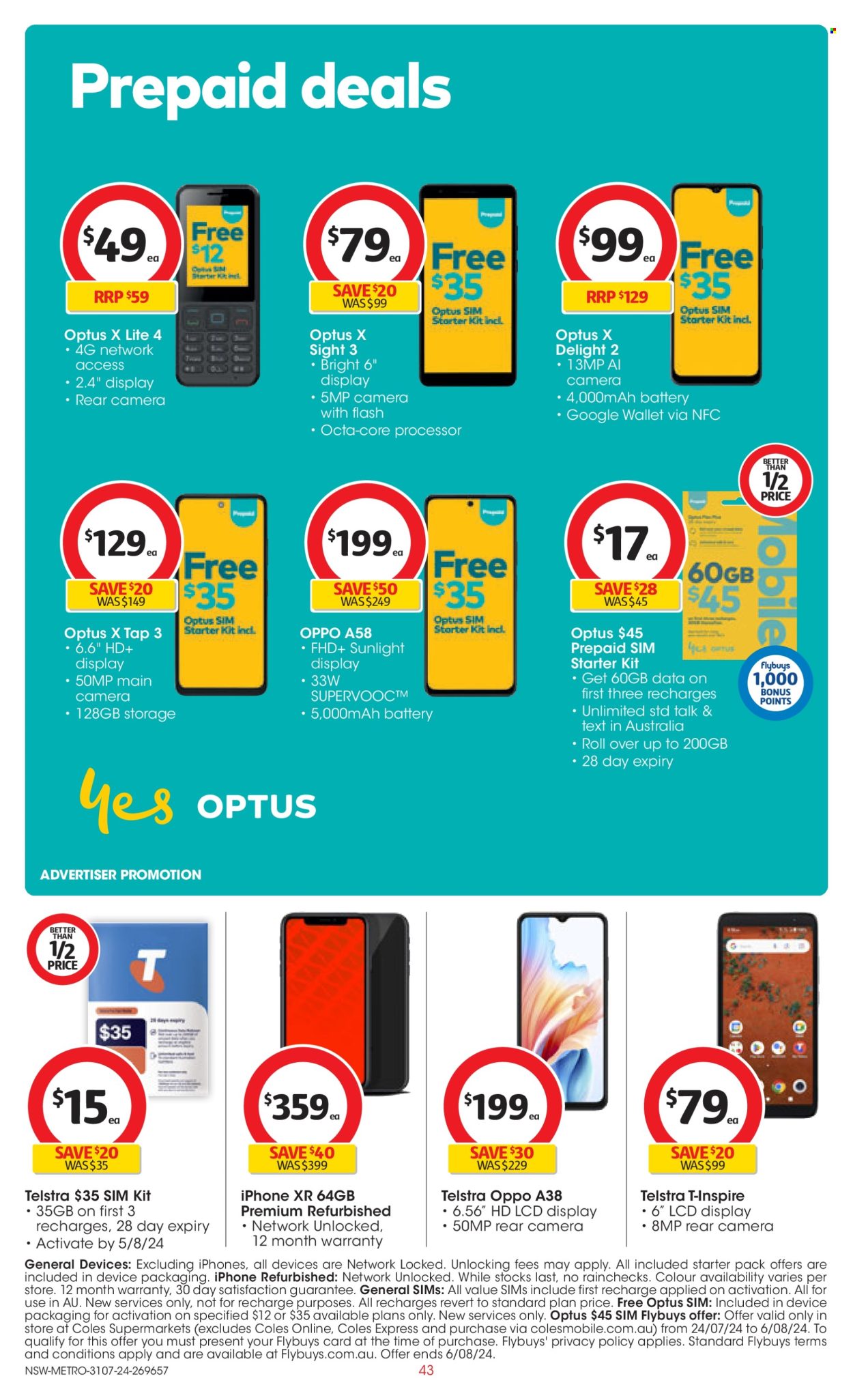 Coles catalogue - 31 Jul 2024 - 6 Aug 2024. Page 43